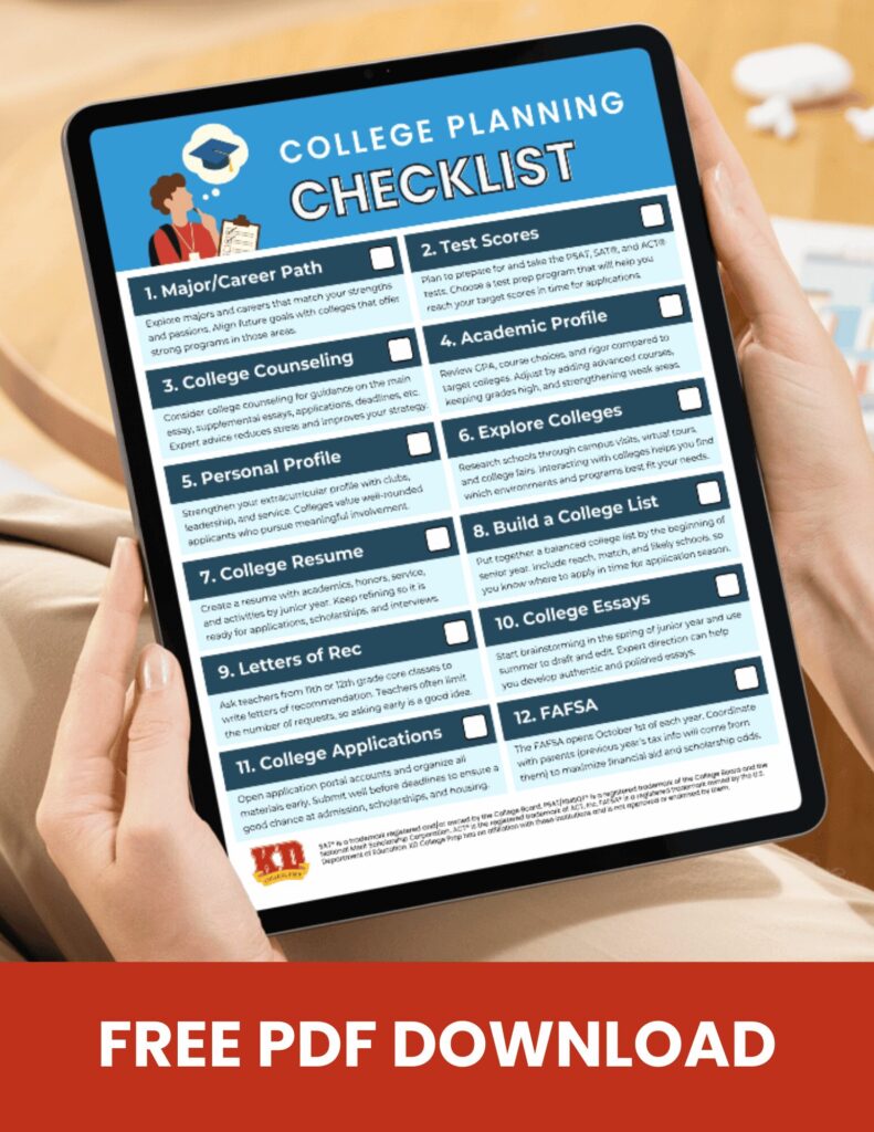 college planning checklist