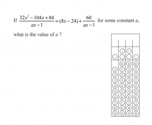 grid in sat question type