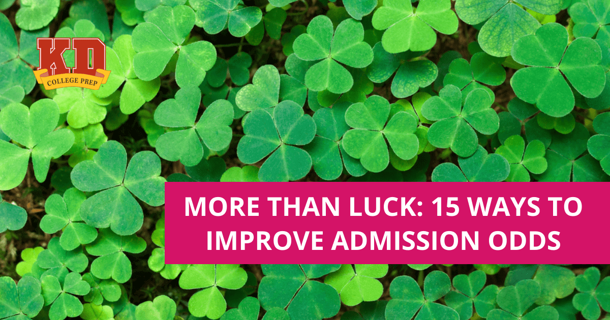 Ways To Improve College Admissions