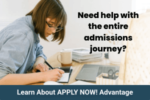 need help with the entire admissions journey