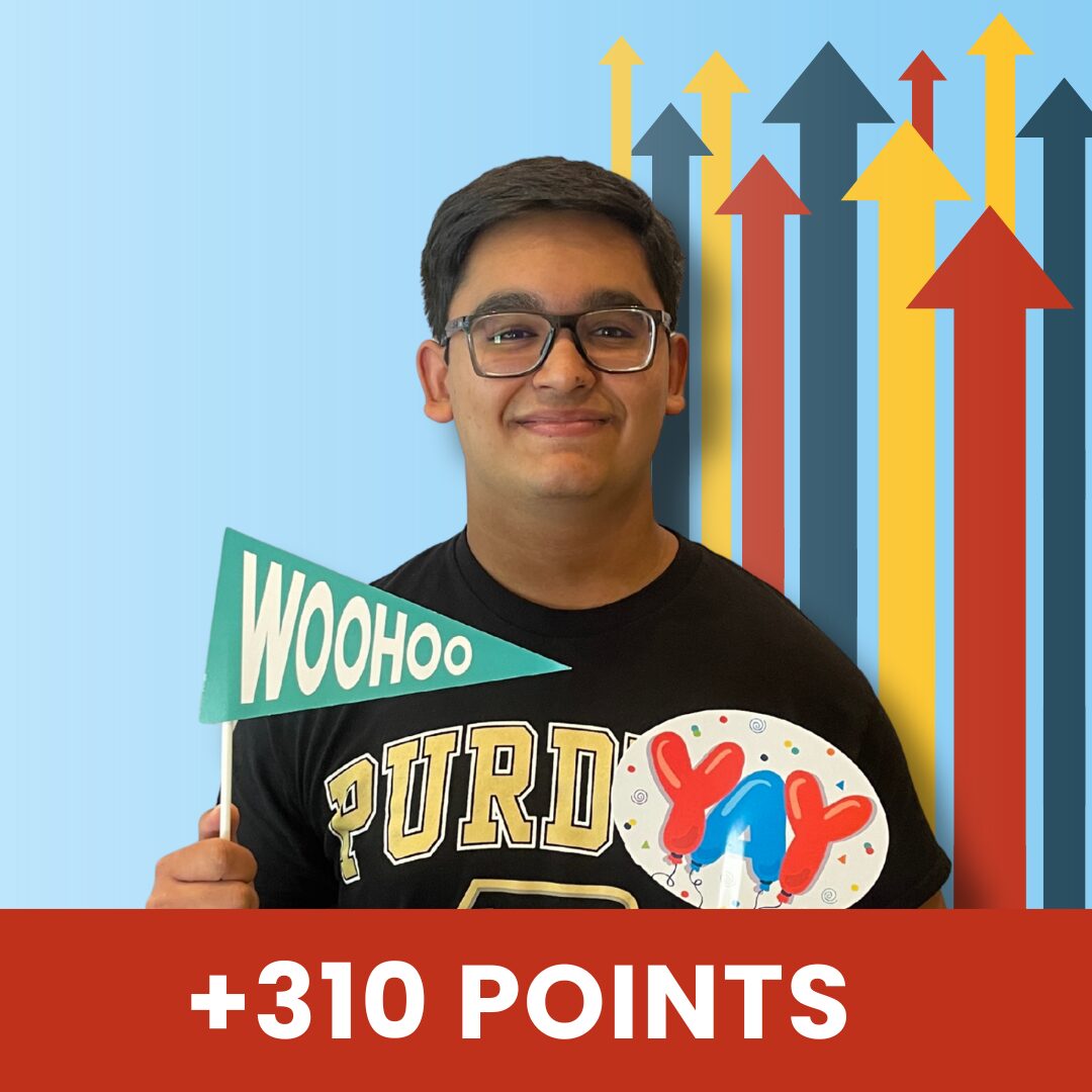 tanish m 310 point sat score increase