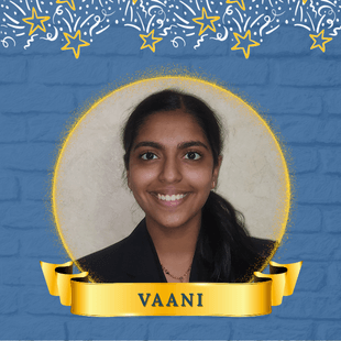 Vaani C. - Class of 2026ACT® Test
